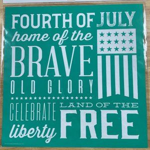 Chalk Couture Home of the Brave - size D Transfer - NEW in package